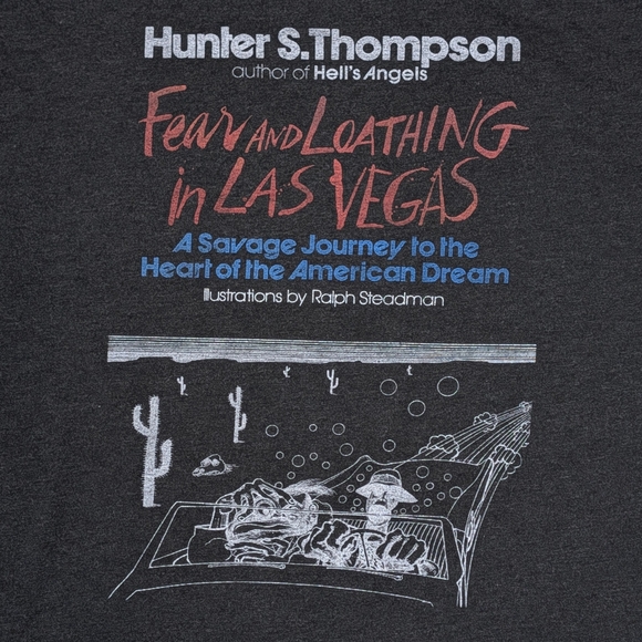 Hunter S. Thompson "Fear and Loathing in Las Vegas" Out of Print Tee - XXL - Picture 3 of 4